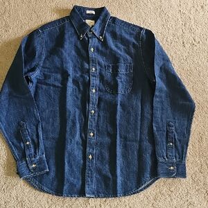 J.Crew Classic Dark Blue Button Down Shirt